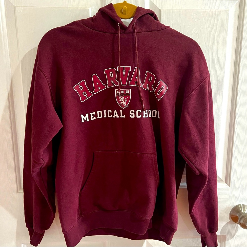 Harvard Med Medical School Maroon Hoodie